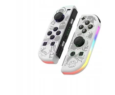 Switch joycon kairysis ir dešinysis žaidimų valdiklis Rgb apšvietimas 5.2 Bluetooth