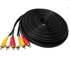 System-s Rca 3 Rca Kabelis 15m Vyriškas-vyriškas Stereo Av