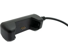 System-s usb 2.0 kabelis 10 cm įkrovimo kabelis, skirtas fitbit flex 2 išmaniajam laikrodžiui, juodas