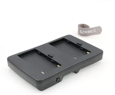Szrmcc dviguba np-f970 np-f serijos baterija į v-mount lock maitinimo šaltinio konverterio plokštę, skirtą arri sony kameros tilta rinkinio monitoriams
