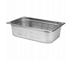 Szron perforuotas gastronominis indas gn 1/1, gylis 150 mm, nerūdijantis plienas 11150 eco