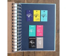 Tada Planner magnetinės žymės, 7 vnt., kalendoriaus indeksavimui