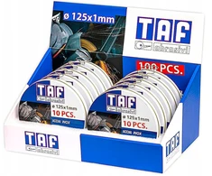Taf Italy pjovimo diskai metalui 125x1mm, 10 vnt. dėžutėje