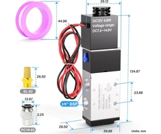 Tailonz Pneumatic 3/8 colio Bsp solenoidinis vožtuvas 12v vienos ritės pilotinis elektrinis 2 padėčių 5 krypčių jungties tipas 4v310-10