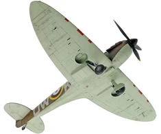 Tamiya 61119 61119-1:48 britų supermarine spitfire mk.i modeliavimo plastikinis rinkinys, nedažytas