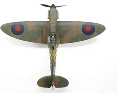 Tamiya 61119 61119-1:48 britų supermarine spitfire mk.i modeliavimo plastikinis rinkinys, nedažytas