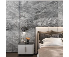 Tamsiai pilka marmuro imitacijos lipni plėvelė, 40x900 cm