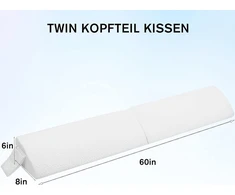 Tanyoo lovos tarpų užpildas ilga trikampė pagalvė su šoninėmis kišenėmis, sulankstoma lovos trikampė pagalvė galvūgaliui, skaitymo pagalvė tarpui tarp jūsų čiužinio ir galvūgalio, queen dydis (60 x 8 x 6)