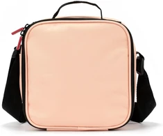 Tatay cool bag small, 3 l talpos, 4 plastikiniai maisto indai (2 x 0,5 l, 2 x 0,2 l) be bpa, persikų pūkelis, matmenys: 22,5 x 10 x 22 cm