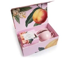 Tea Forte dovanų rinkinys: kavos puodelis, arbatos padėklas ir 10 rankų darbo piramidės formos arbatos užplikiklių (jardin)