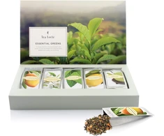 Tea Forté Vital žaliosios arbatos degustacinis rinkinys žaliosios arbatos užpilui, įvairios rūšys, telpa 15 puodelių arbatos