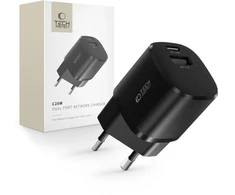 Tech-protect tinklinis įkroviklis usb-c type-c usb-a 20w telefonams iphone / galaxy