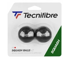 Tecnifibre Squash Raudona Dot kamuoliukai, skirti vidutinio lygio žaidėjams