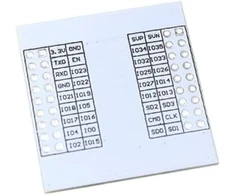 Tecnoulab 5 vnt. Esp-wroom-32 Esp32 Esp-32s Esp-32 Bluetooth ir Wifi dviejų branduolių Cpu Doit + 5 adapterio plokštės