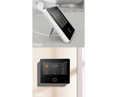 Tecpeak belaidė namų signalizacijos sistema, wifi/gsm/4g su sirenos saugikliu, užtikrina didelio efektyvumo režimą jūsų namams ir biurui apsaugoti (s1) (s1) ruda