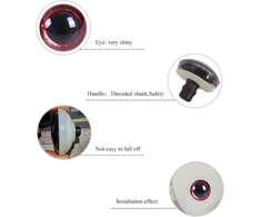 Teddy lėlių akys, 70 vnt., 10 mm plastikinės akių rinkinys, spalvingos saugos akys, plastikinės lėlių akys, blizgančios spalvingos akys su poveržle lėlei, marionetei, meškiukui, nertiems gyvūnams, pliušiniams žaislams, rankdarbiams