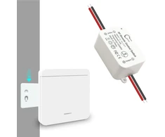 Tedeligo belaidis jungiklio šviesos rinkinys, mobilusis belaidis nuotolinio valdymo jungiklis Ac220v 230v 10a relės imtuvas lengvam montavimui lempai 100m valdymo diapazonas