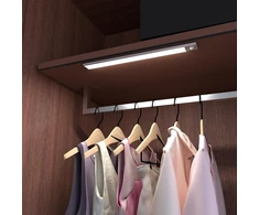Tedison® Led spintelės šviestuvas su judesio davikliu, magnetinis, belaidis, 40 cm ilgio, ilgaamžė 3000 Mah baterija, 150 Led, jutiklinė funkcija, 3 spalvų temperatūros, pritemdomas, Ip20