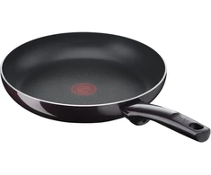 Tefal D52202 Resist Intense keptuvė 20 cm, neprideganti danga, atspari liepsnai, termo signalas, gili forma, lengvai valoma, saugi, bordo raudona