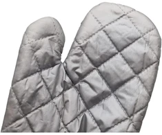 Tekline profesionalios karščiui atsparios medvilninės orkaitės pirštinės 25 x 16 cm patogios virtuvės pirštinės neslystančios aukšta temperatūra 250°