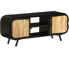 TV staliukas Televizoriaus spintelė, 110x30x45cm, neapdorota mango mediena
