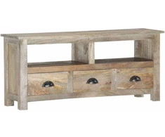 TV staliukas Televizoriaus spintelė, 110x30x50cm, mango medienos masyvas