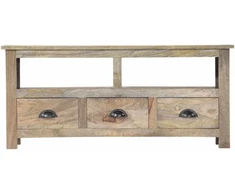 TV staliukas Televizoriaus spintelė, 110x30x50cm, mango medienos masyvas