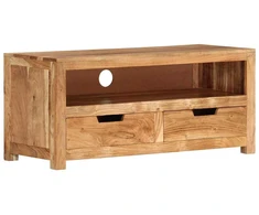 TV staliukas Televizoriaus spintelė, 88x35x40cm, akacijos medienos masyvas