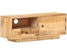 TV staliukas Televizoriaus spintelė, 90x30x35cm, mango medienos masyvas