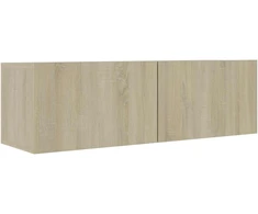TV staliukas Televizoriaus spintelė, ąžuolo, 100x30x30cm, apdirbta mediena