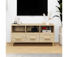 TV staliukas Televizoriaus spintelė, ąžuolo, 102x36x50cm, apdirbta mediena
