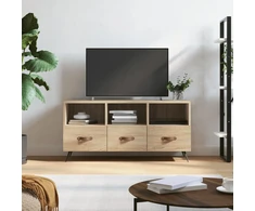 TV staliukas Televizoriaus spintelė, ąžuolo, 102x36x50cm, apdirbta mediena