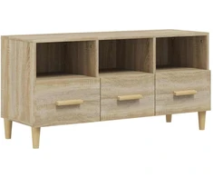 TV staliukas Televizoriaus spintelė, ąžuolo, 102x36x50cm, apdirbta mediena