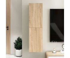 TV staliukas Televizoriaus spintelė, ąžuolo, 30,5x30x110cm, apdirbta mediena