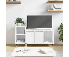 TV staliukas Televizoriaus spintelė, baltos spalvos, 100x35x55cm, mediena