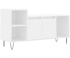 TV staliukas Televizoriaus spintelė, baltos spalvos, 100x35x55cm, mediena