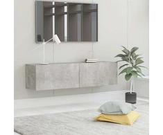 TV staliukas Televizoriaus spintelė, betono, 120x30x30cm, apdirbta mediena
