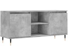 TV staliukas Televizoriaus spintelė, betono pilka, 104x35x50cm, mediena