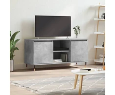TV staliukas Televizoriaus spintelė, betono pilka, 104x35x50cm, mediena