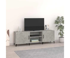 TV staliukas Televizoriaus spintelė, betono pilka, 150x30x50cm, mediena