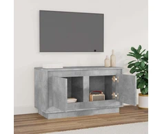 TV staliukas Televizoriaus spintelė, betono pilka, 80x35x45cm, mediena