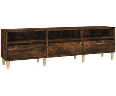 TV staliukas Televizoriaus spintelė, dūminio ąžuolo, 150x30x44,5cm, mediena