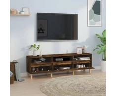 TV staliukas Televizoriaus spintelė, dūminio ąžuolo, 150x30x44,5cm, mediena