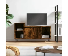 TV staliukas Televizoriaus spintelė, dūminio ąžuolo, 100x35x55cm, mediena