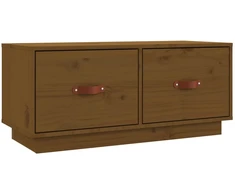 TV staliukas Televizoriaus spintelė, medaus ruda, 80x34x35cm, pušies masyvas