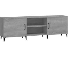 TV staliukas Televizoriaus spintelė, pilka ąžuolo, 150x30x50cm, mediena