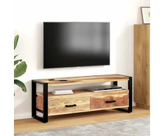 TV staliukas Televizoriaus staliukas, 120x35x45cm, mediena su medaus apdaila