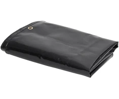 Tentas, juodos spalvos, 4x5m, 650g/m²