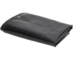 Tentas, juodos spalvos, 4x7m, 650g/m²