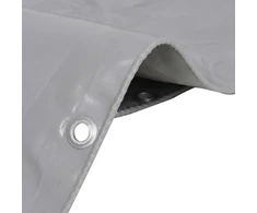 Tentas, pilkos spalvos, 4x5m, 650g/m²